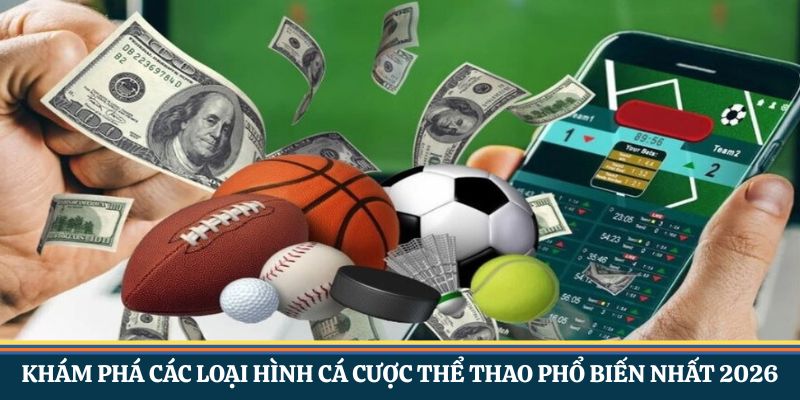 các loại hình cá cược thể thao phổ biến