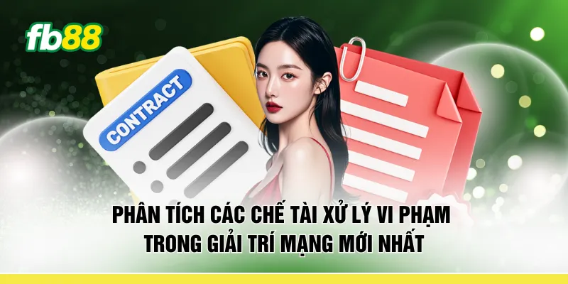 Phân tích các chế tài xử lý vi phạm trong giải trí mạng mới nhất