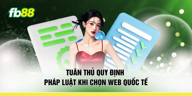 Tuân thủ quy định pháp luật khi chọn web quốc tế