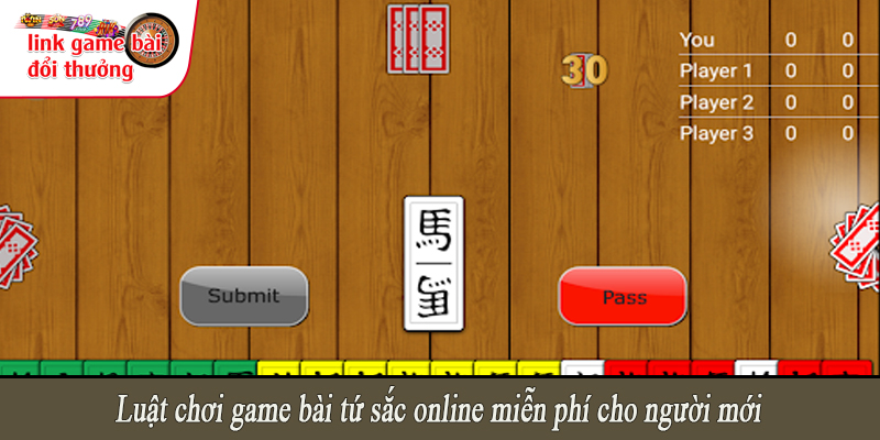 Luật chơi game bài tứ sắc online miễn phí cho người mới